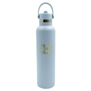 Hydro Flask 24 Oz Straw Cap Water Bottle Surf (blue) u-state engraved